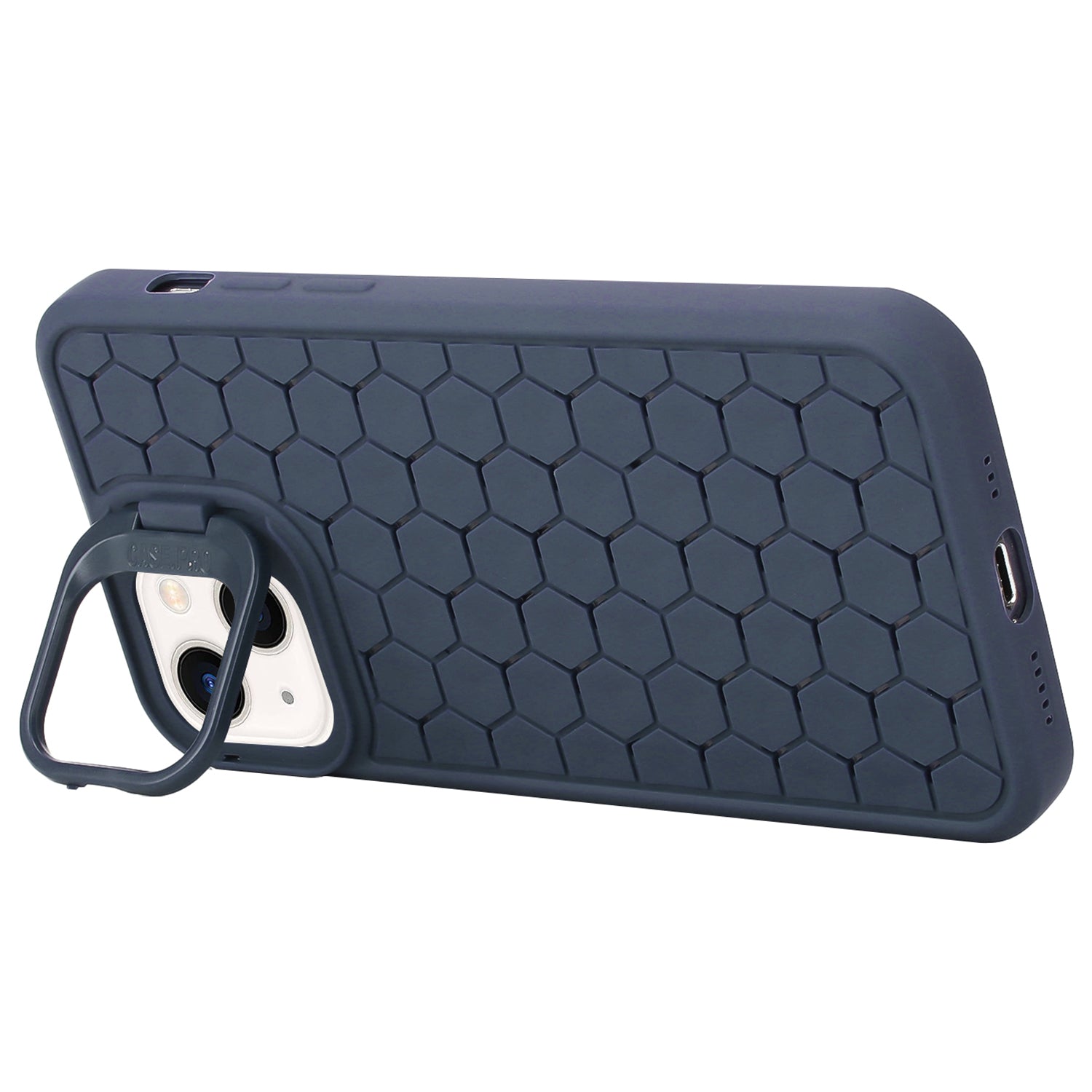 For iPhone 14 Plus Magnetic Case Kickstand Breathable TPU Phone Cover with Kickstand For iPhone 14 Plus Magnetic Case Kickstand Breathable TPU Phone Cover with Kickstand